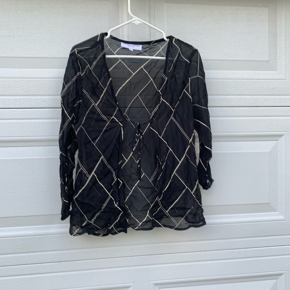 Donna Ricco NY women”s size 14 dress with wrap - Picture 6 of 7